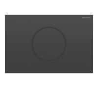 Commande Geberit élec piles DT Sigma10 ronde Sig12 noir noir mat - GEBERIT 115.908.DW.6