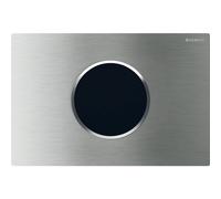 Commande Geberit élec secteur DT Sigma10 ronde Sig12 brossé poli - GEBERIT 115.907.SN.6
