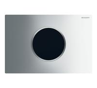 Commande Geberit élec secteur DT Sigma10 ronde Sig12 chr bri chr mat - GEBERIT 115.907.KH.6