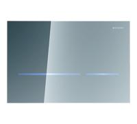Commande Geberit élec secteur DT Sigma80 carrée Sig12 verre réfléchissant - GEBERIT 116.090.SM.6