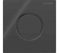 Commande Geberit pour urinoir avec déclenchement pneumatique du rinçage, plaques de déclenchement type 01, 116.011.DW.5, Couleur: noir profond