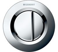 Commande Geberit type 01 ronde PN double touche encastrer Chromé brillant - GEBERIT 116.042.21.1