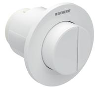 Commande Geberit type 01 ronde PN double touche encastrer saillant Blanc alpin - GEBERIT 116.044.11.1