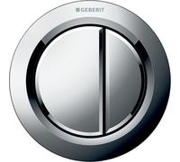 Commande Geberit type 01 ronde PN double touche meuble Chromé brillant - GEBERIT 116.050.21.1