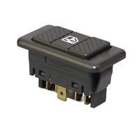 Commande Interrupteur Leve Vitre 2 pièces Universel 6 Broches DPDT Bouton Commutation fenêtre d'alimentation électrique Automatique avec 20A 12VDC pour véhicule Camion Voiture