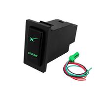 Commande Leve Vitre électrique Interrupteur poussoir de feu vert pour voiture, bouton marche/arrêt, antenne, antibrouillard, arrière, pour Toyota et pour Land, 12V(STARLINK 1)