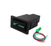Commande Leve Vitre électrique Interrupteur poussoir de feu vert pour voiture, bouton marche/arrêt, antenne, antibrouillard, arrière, pour Toyota et pour Land, 12V(STARLINK)