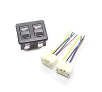 Commande Leve Vitre Lève-vitre Électrique Simple Et Double À 5 Broches Interrupteur pour Portes Et Fenêtres Bouton Commutation Unique Voiture Prise Commutateur de Fenêtre (Couleur : Double)