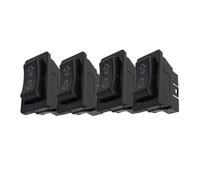 Commande Leve Vitre Voiture Interrupteur Universel Vitre Voiture 5 Broches, 12V 20a Bouton Commande Lève-vitre Automatique, Régulateur Électrique Bleu/rouge, Pièces Intérieures