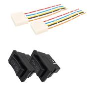 Commande Leve Vitre Voiture Interrupteur Universel Vitre Voiture 5 Broches, 12V 20a Bouton Commande Lève-vitre Automatique, Régulateur Électrique Bleu/rouge, Pièces Intérieures