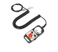 Commande manuelle CNC MPG Pendant 4 axes d'arrêt d'urgence - Contrôleur universel pour machines CNC, affichage LED, support magnétique, boîtier de haute qualité, câble de 6 m, sortie TTL