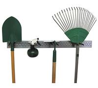 Commande murale 30-gps-0332 Gvb Métal Pegboard Strip Outil de jardinage Organiseur kit de rail, Noir