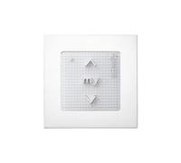 Commande Murale Somfy Smoove Origin IO 1 Canal 1811066 - émetteur Radio 868,95 MHz - Touches Montée/Stop et My/Descente - indicateur Batterie Faible - Compatible Moteurs IO-homecontrol