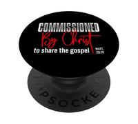 Commandé par Le Christ pour Partager l'Évangile MT 28:19 PopSockets PopGrip Adhésif