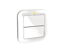 DELTA DORE Interrupteur sans fil Tyxia 2310 – Commande pour éclairages et automatismes – Blanc