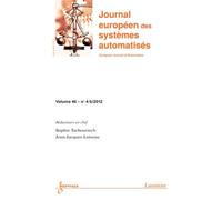 Commande robuste et applications journal europeen des system - Laroche - Hermes Science Publications - broché - Livre