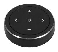 Commande sans Fil Télécommande Multimédia Noire pour Téléphone | Installation Facile, Contrôle Audio Pratique, Conduite Mains Occupées, Accès aux Fonctions sans Quitter la Route des Yeux