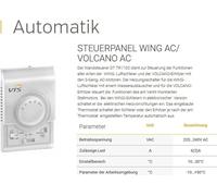 COMMANDE (thermostat + régulateur) pour aérotherme VOLCANO moteur AC