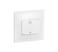 Interrupteur VMC encastré Neptune blanc 10A, Legrand