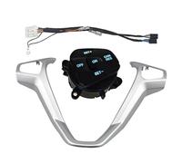 Commande Volant Multifonction Pour Fiesta MK7 MK8 Pour Ecosport 2013 2014 2015 Interrupteur À Bouton Sur Volant Pour Système Régulateur Vitesse Voiture(Blue one set)
