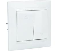 Commande volets roulants Zyna - Blanc - Zenitech