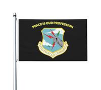 Commandement Stratégique La Paix Est Notre Métier Bannière Solide Drapeau Couleurs Vives Drapeau De Jardin Pour Jardin Fête Intérieur 90X150Cm