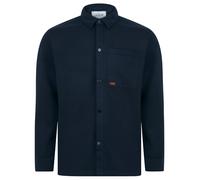 Commander Brushback Fleece Overshirt Jacket in Sky Captain Navy - Tokyo Laundry - M