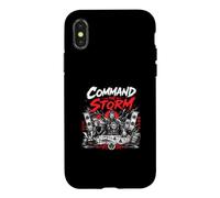 Commander la tempête Samurai Warlord Carte de Bataille Coque pour iPhone X/XS