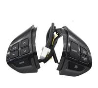 Commandes Au Volant Compatible Avec Mitsubishi Pour Outlander XL CW 2006-2012 Pour Laner CX CY 2007-2014 Commutateur Régulateur De Vitesse Bouton De Volant Intérieur De Voiture(Carbon)