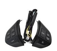 Commandes Au Volant Compatible Avec Mitsubishi Pour Outlander XL CW 2006-2012 Pour Laner CX CY 2007-2014 Commutateur Régulateur De Vitesse Bouton De Volant Intérieur De Voiture(Noir)