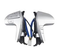 Commandes Au Volant Compatible Avec Toyota Pour Hilux 2011-2013 Pour Highlander General 2009-2012 Commutateur De Bouton De Commande Audio De Volant De Voiture(Silver)