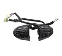 Commandes au Volant Multifonctions pour Voiture : Bouton de régulateur de Vitesse, Bouton de Volume avec Ligne Rouge/Compatible avec KIA K2 Rio 2017 2018 2019 Rio 4 X Line (Modèle B)