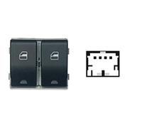 Commandes Lève-vitre conçu pour SEAT IBIZA/CORDOBA de 2002 à 2009 Boutons gauche 4 PIN B/N 6Q0959858A9B9
