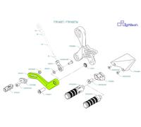 Commandes reculées LighTech Ensemble levier de vitesse arrière FTRYA007 / FTRYA007W