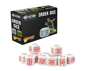 Commandez des dés pour Bolt Action (blanc)