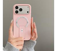 Commandez et suivez la boutique pour obtenir un cordon gratuit, étui de téléphone avec support + étui de téléphone avec sangle de main/Compatible avec Apple 17PROMAX/16promax/15promax/14promax/13proma