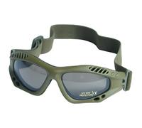 COMMANDO AIR PRO ARMÉE LUNETTES MILITAIRE PAINTBALL AIRSOFT LENTILLE FUMÉE OLIVE