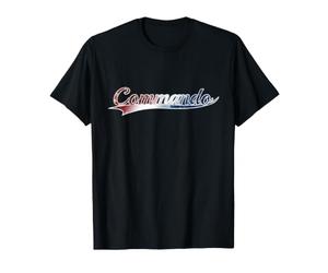 Commando Patriotic USA American Distressed Classic T-Shirt