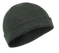 Commando Roll Bonnet en laine Mérinos (courte), OLIV