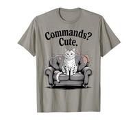 Commands Joli canapé pour chat Plantes pour amoureux des chats T-Shirt