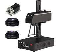 ComMarker Graveur laser à fibre B4 20W MAX Machine de gravure laser à fibre avec rotatif, ordinateur de bureau, compatible avec découpe laser LightBurn pour métal, acier inoxydable, argent, bijoux