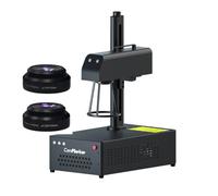 ComMarker Graveur laser à fibre B4 50W MAX Machine de gravure laser à fibre portable de bureau Compatible avec découpe laser à fibre LightBurn pour métal, acier inoxydable, argent, bijoux