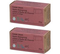 Comme Avant Après-shampoing solide à l'huile de chanvre Après-Shampooing(S) 2x45 g