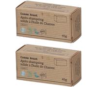 Comme Avant Après-shampoing solide à l'huile de chanvre Après-Shampooing(S) 2x45 g