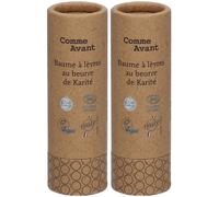 Comme Avant Baume à lèvres au beurre de karité - Brut Bâtonnet(S) 2x15 g