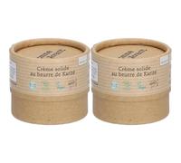 Comme Avant Crème Naturelle Solide au beurre de Karité 2x50 g