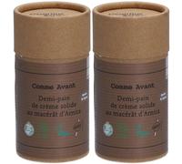 Comme Avant Demi-pain de crème solide à l'huile noisette & poudre manjishta Crème 2x150 g
