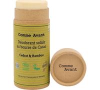 Comme Avant Déodorant Solide Au Beurre De Cacao Cédrat & Bambou 60g