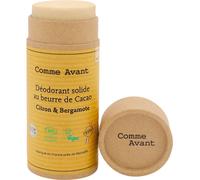Comme Avant Déodorant Solide Au Beurre De Cacao Citron Et Bergarmote 60g