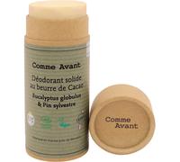 Comme Avant Déodorant Solide Au Beurre De Cacao Eucalyptus Globulus & Pin Sylvestre 60g